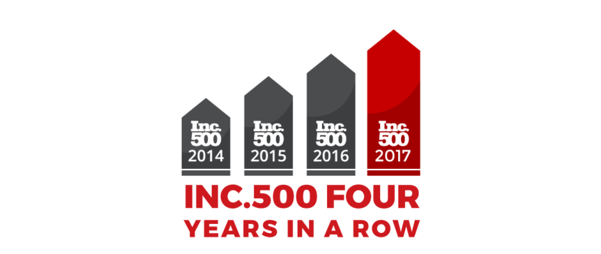 Inc 500 4 years in a row
