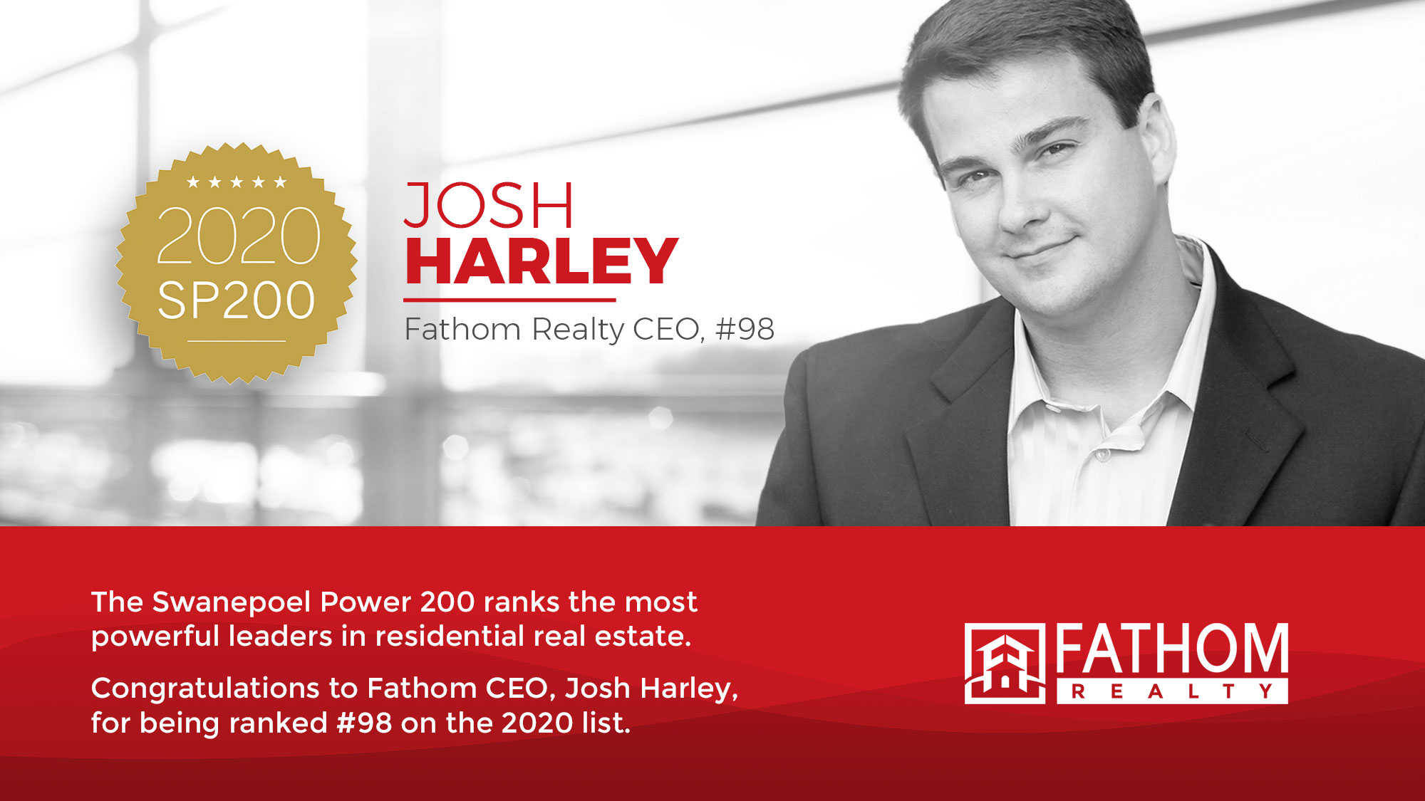 Featured image for “Fathom CEO Ranked In Top 200 Most Powerful Leaders In Real Estate”