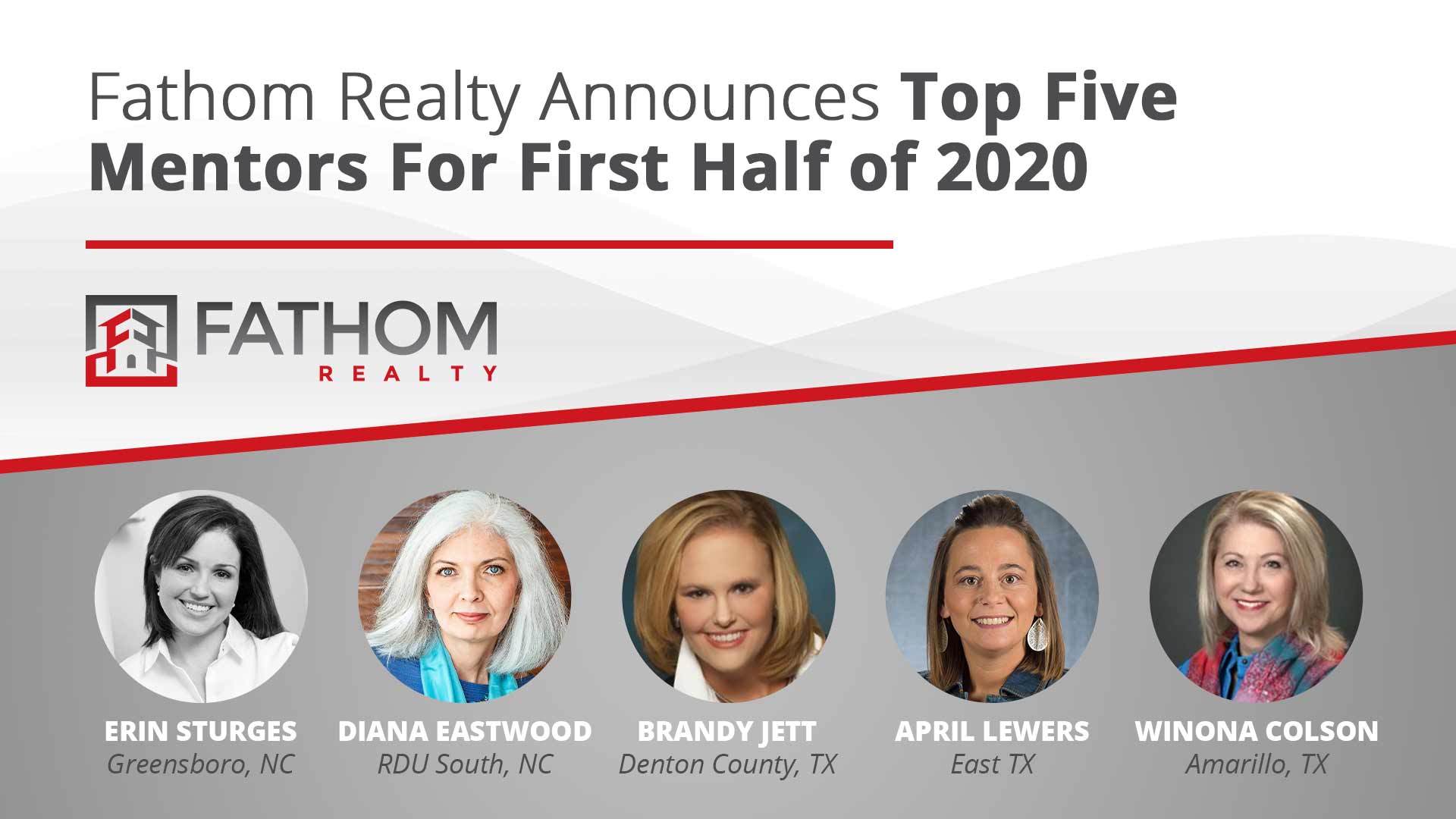 Featured image for “Fathom Realty Announces Top Five Mentors For First Half of 2020”