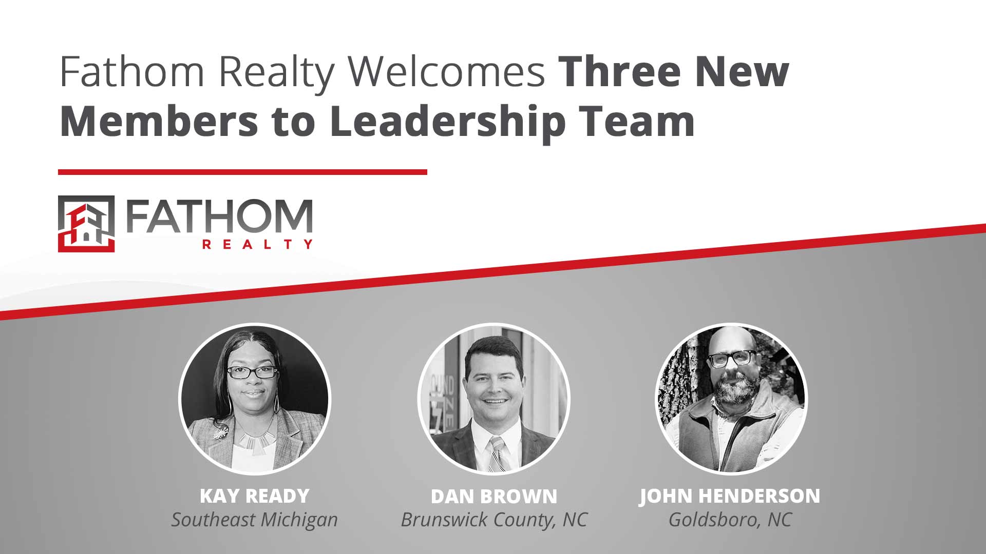 Featured image for “Fathom Realty Welcomes Three New Members to Leadership Team”