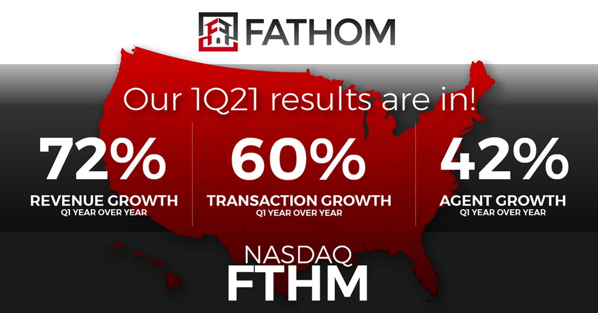 Fathom Holdings Reports First Quarter 2021 Results Fathom Realty