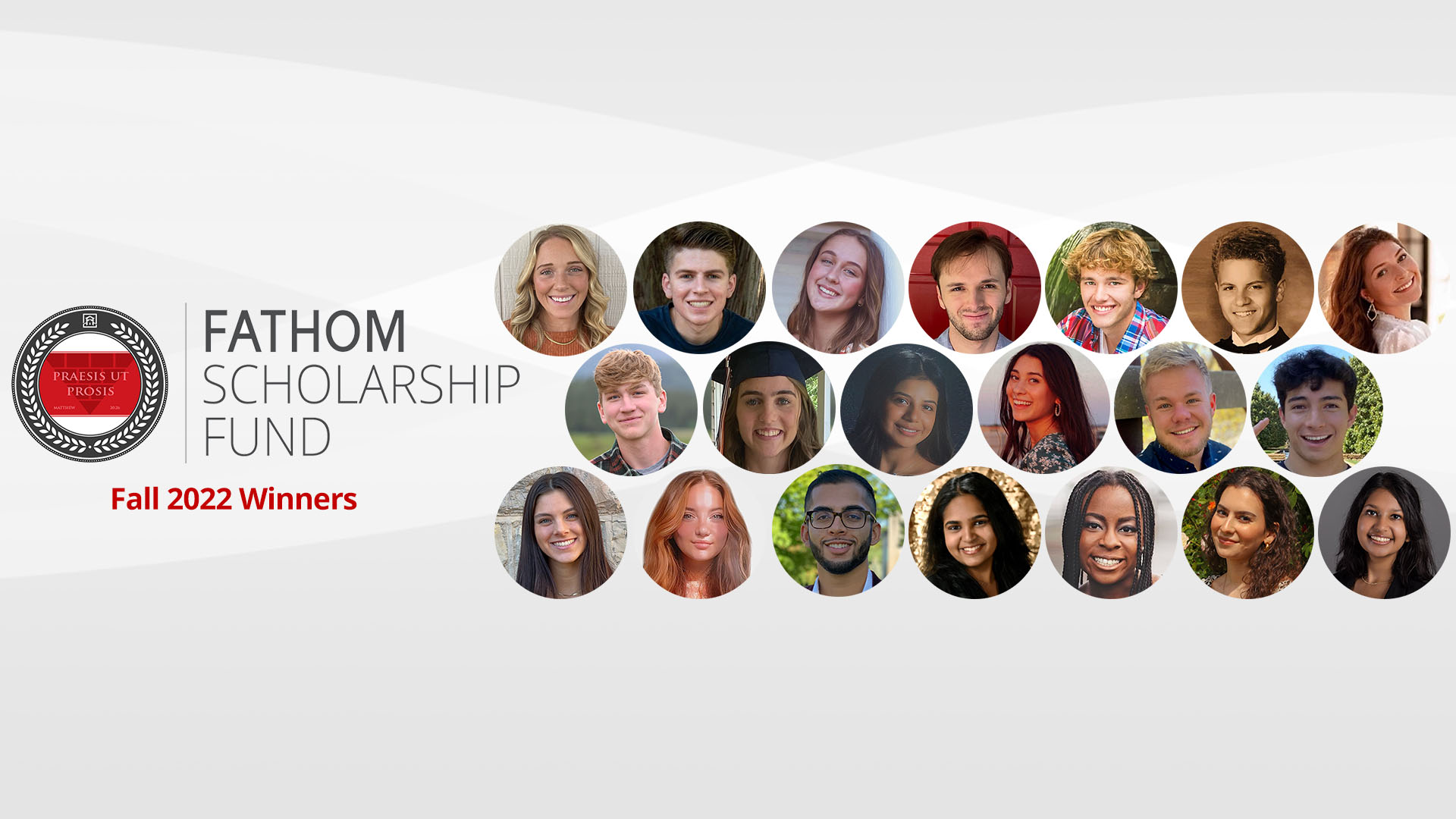 Featured image for “Fathom Awards Twenty Scholarships for the Fall 2022 Semester!”